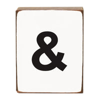 Letter Block - Black Block