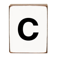 Letter Block - Black Block