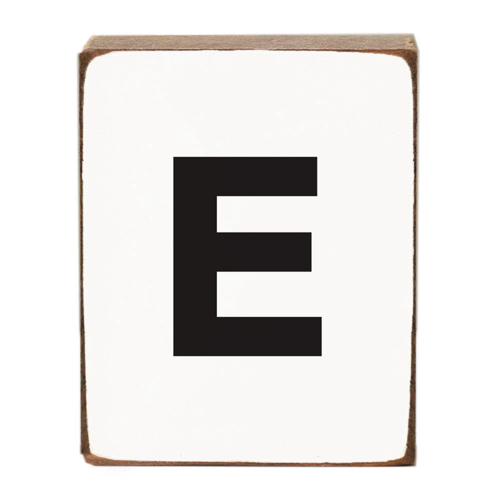 Letter Block - Black Block