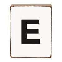 Letter Block - Black Block