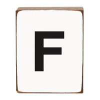 Letter Block - Black Block