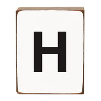 Letter Block - Black Block