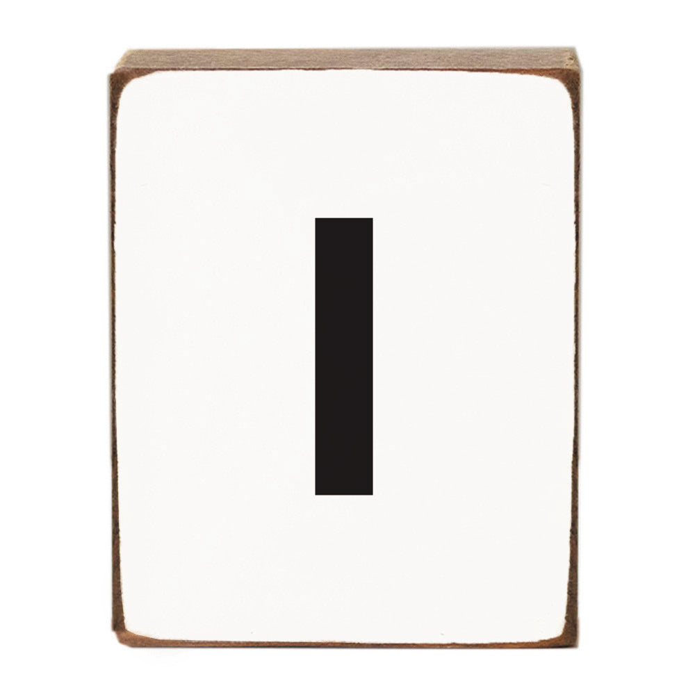 Letter Block - Black Block