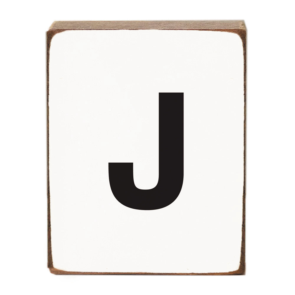 Letter Block - Black Block