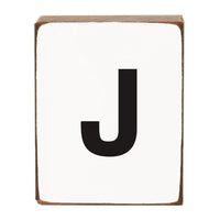 Letter Block - Black Block