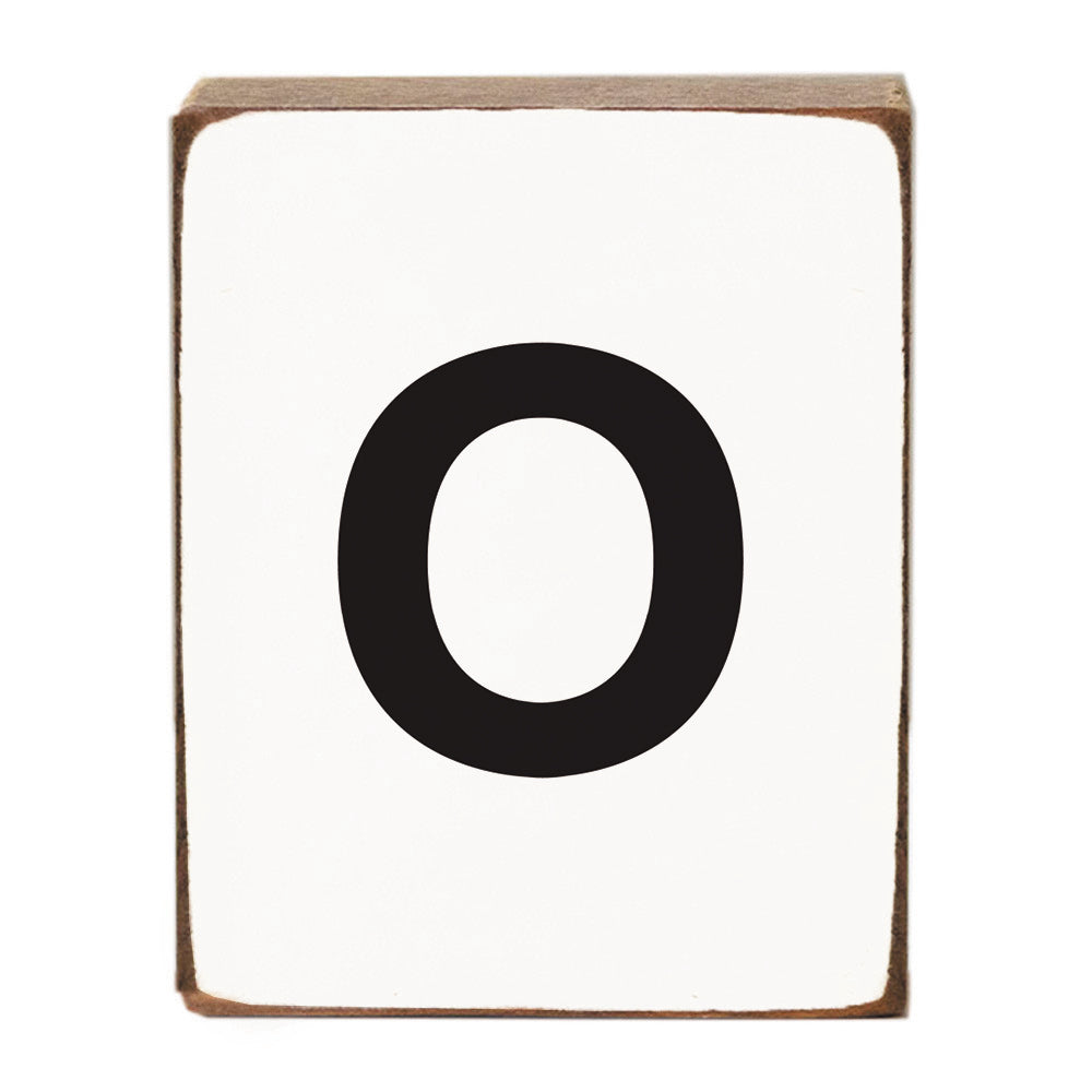 Letter Block - Black Block