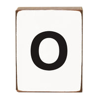 Letter Block - Black Block