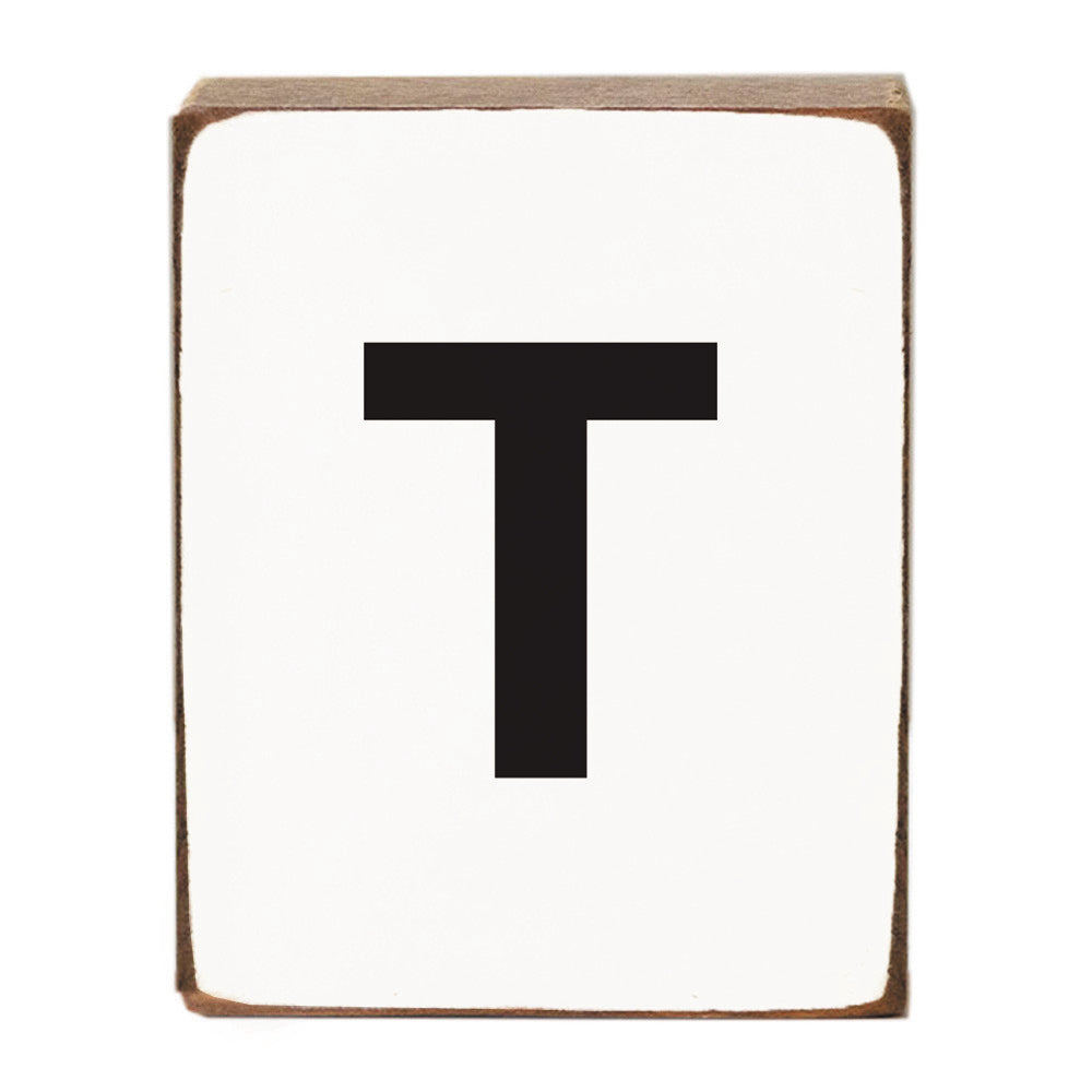 Letter Block - Black Block