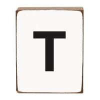 Letter Block - Black Block