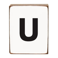 Letter Block - Black Block