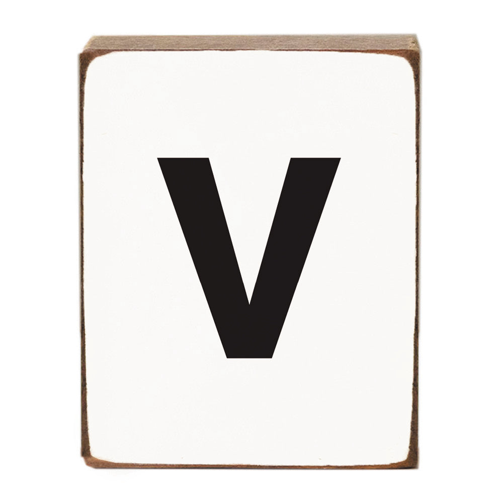 Letter Block - Black Block