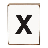 Letter Block - Black Block