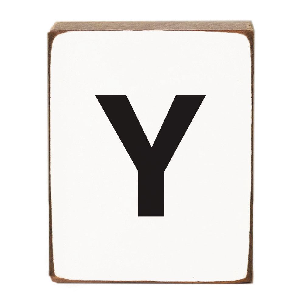 Letter Block - Black Block