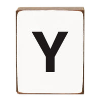 Letter Block - Black Block