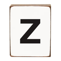 Letter Block - Black Block