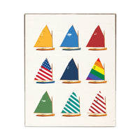 Cat Boats Block Sign