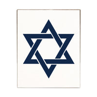 Star Of David Block Sign