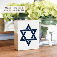 Star Of David Block Sign