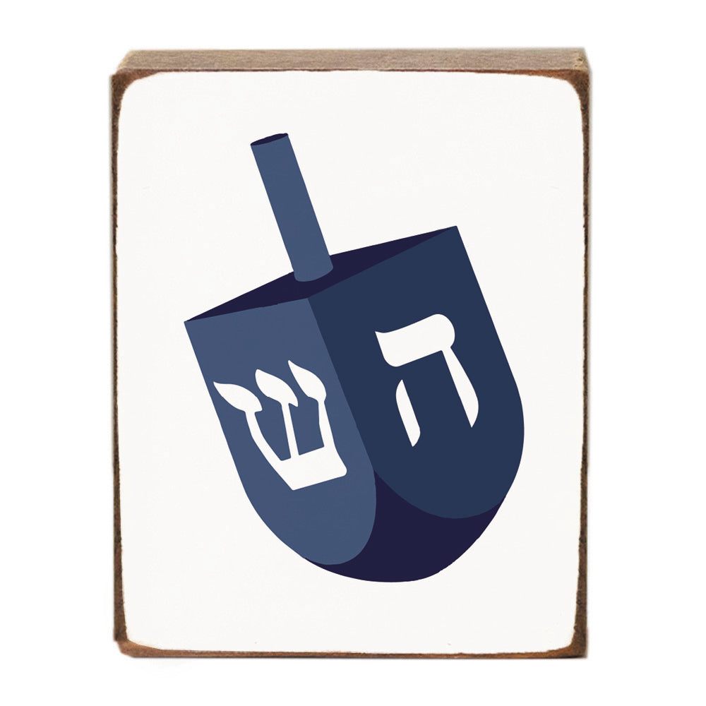 Dreidel Block Sign