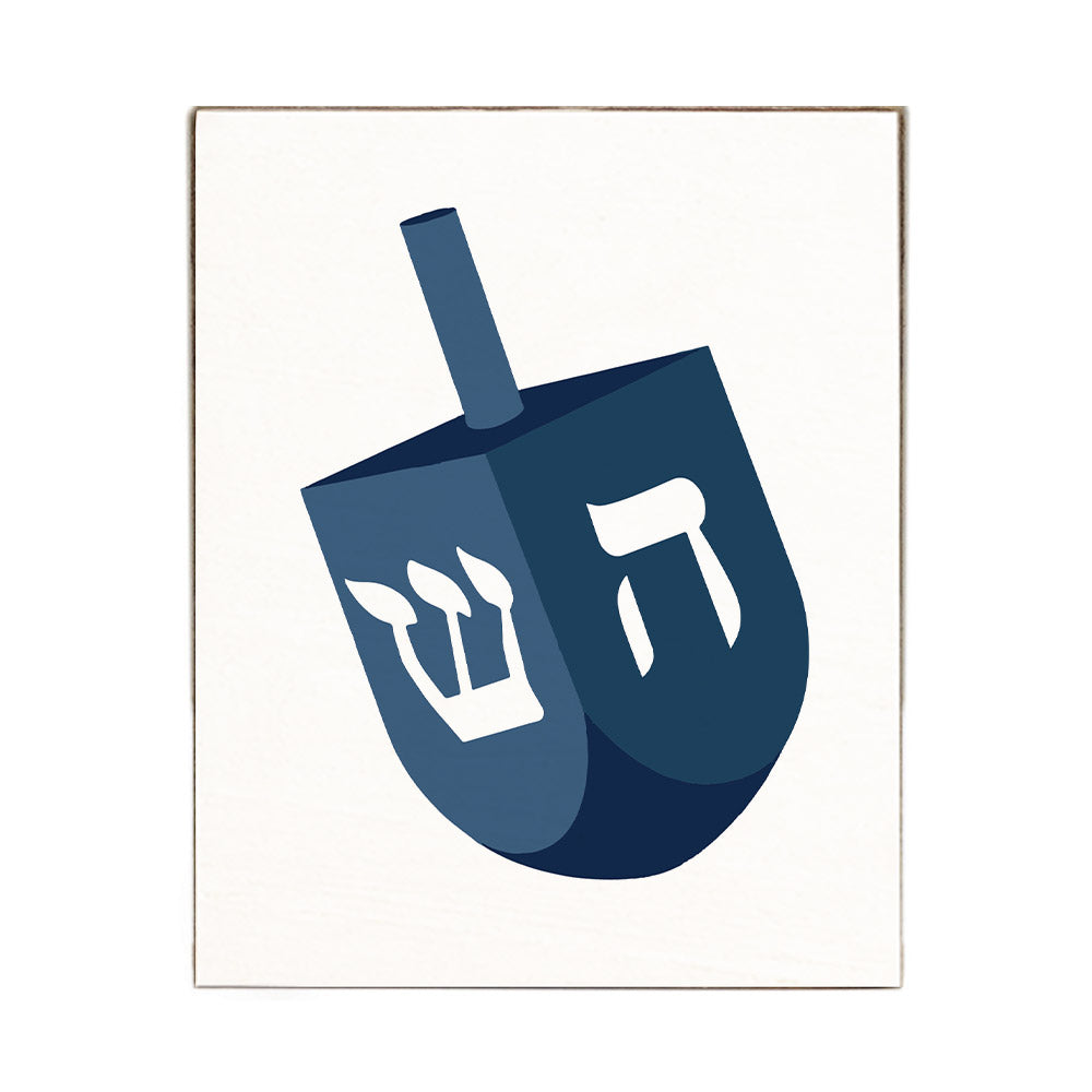 Dreidel Block Sign