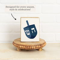 Dreidel Block Sign