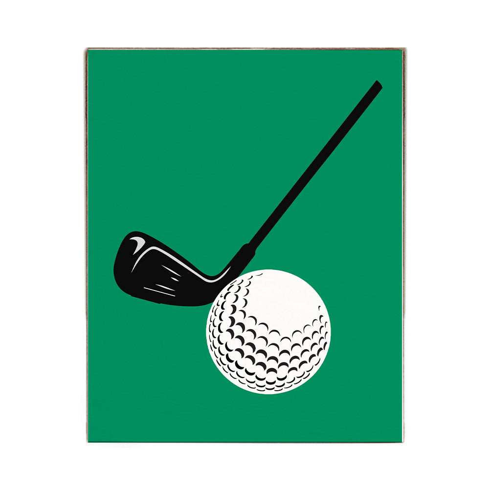 Golf Block Sign
