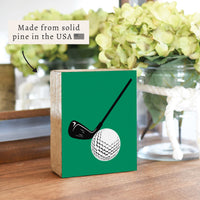 Golf Block Sign
