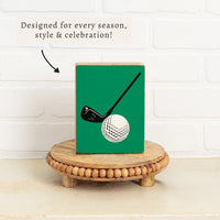 Golf Block Sign