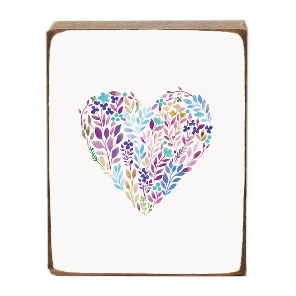 Mosaic Heart Block Sign