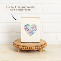 Mosaic Heart Block Sign