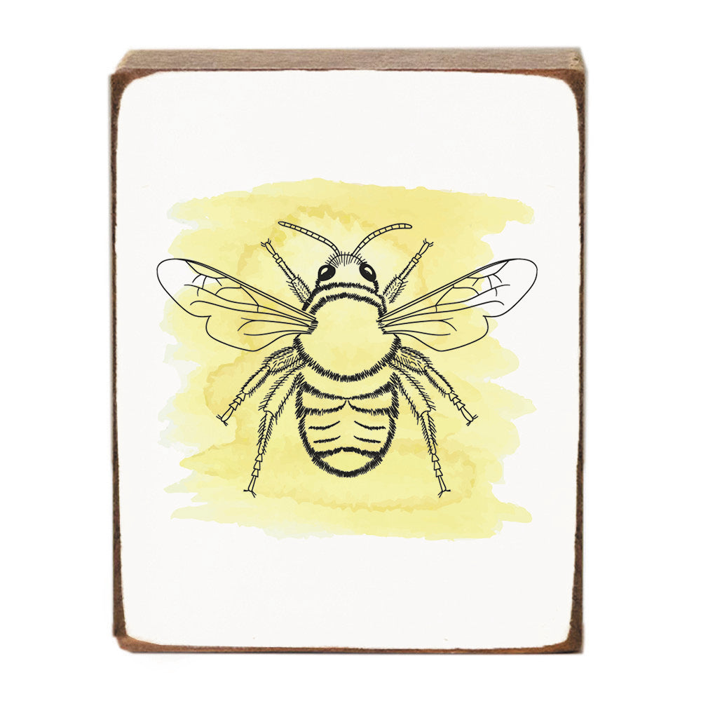 Bee Block Sign