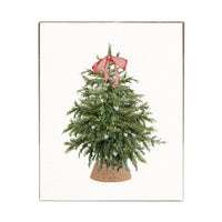 Christmas Tree Block Sign