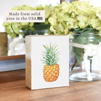 Pineapple Block Sign