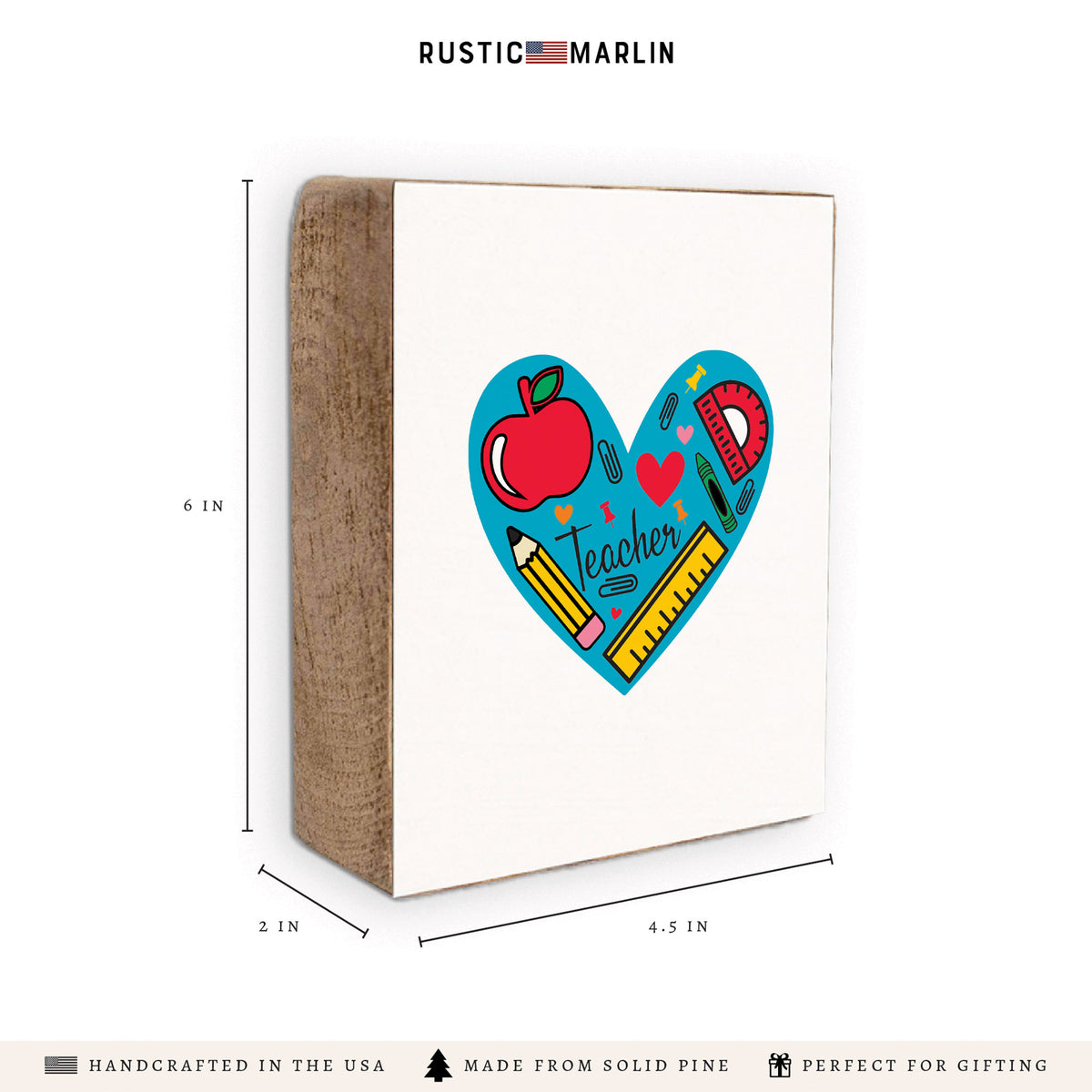 Teacher Heart Block Sign