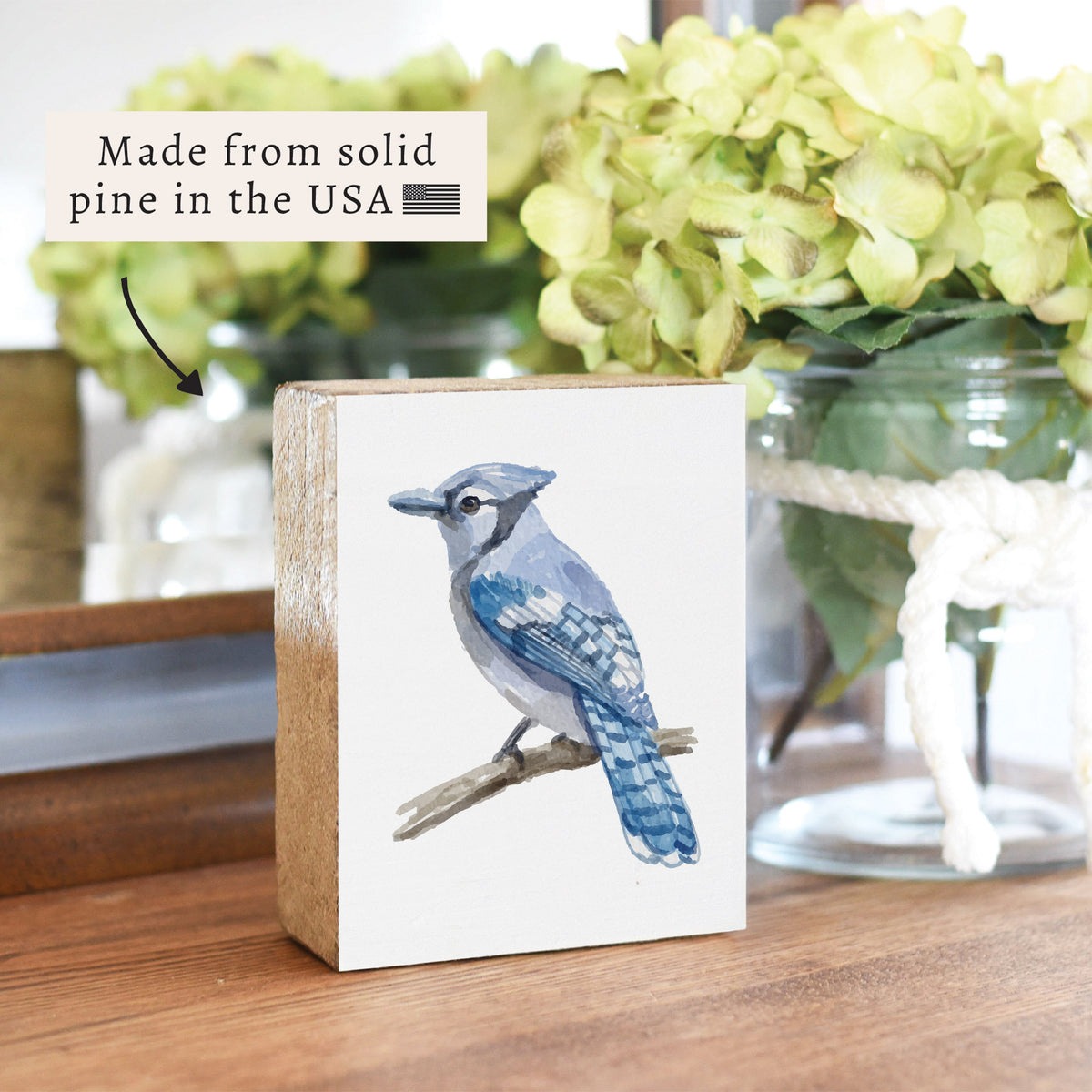 Blue Jay Block Sign