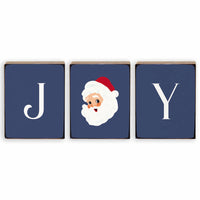 Joy Santa Block Sign Bundle