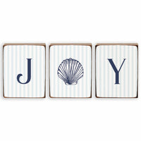 Joy Clam Shell Decorative Block Bundle