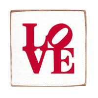 Love Stacked Block Sign