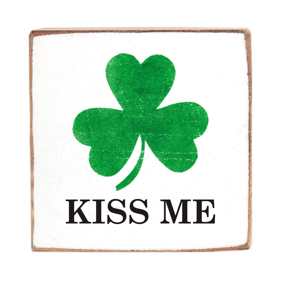Shamrock Block Sign