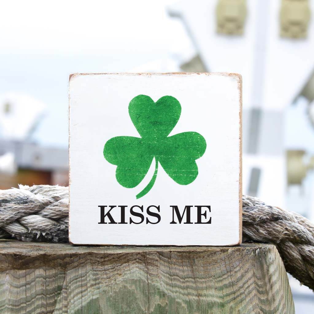 Shamrock Block Sign