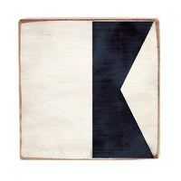 Nautical Flag Letter Block