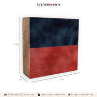 Nautical Flag Letter Block