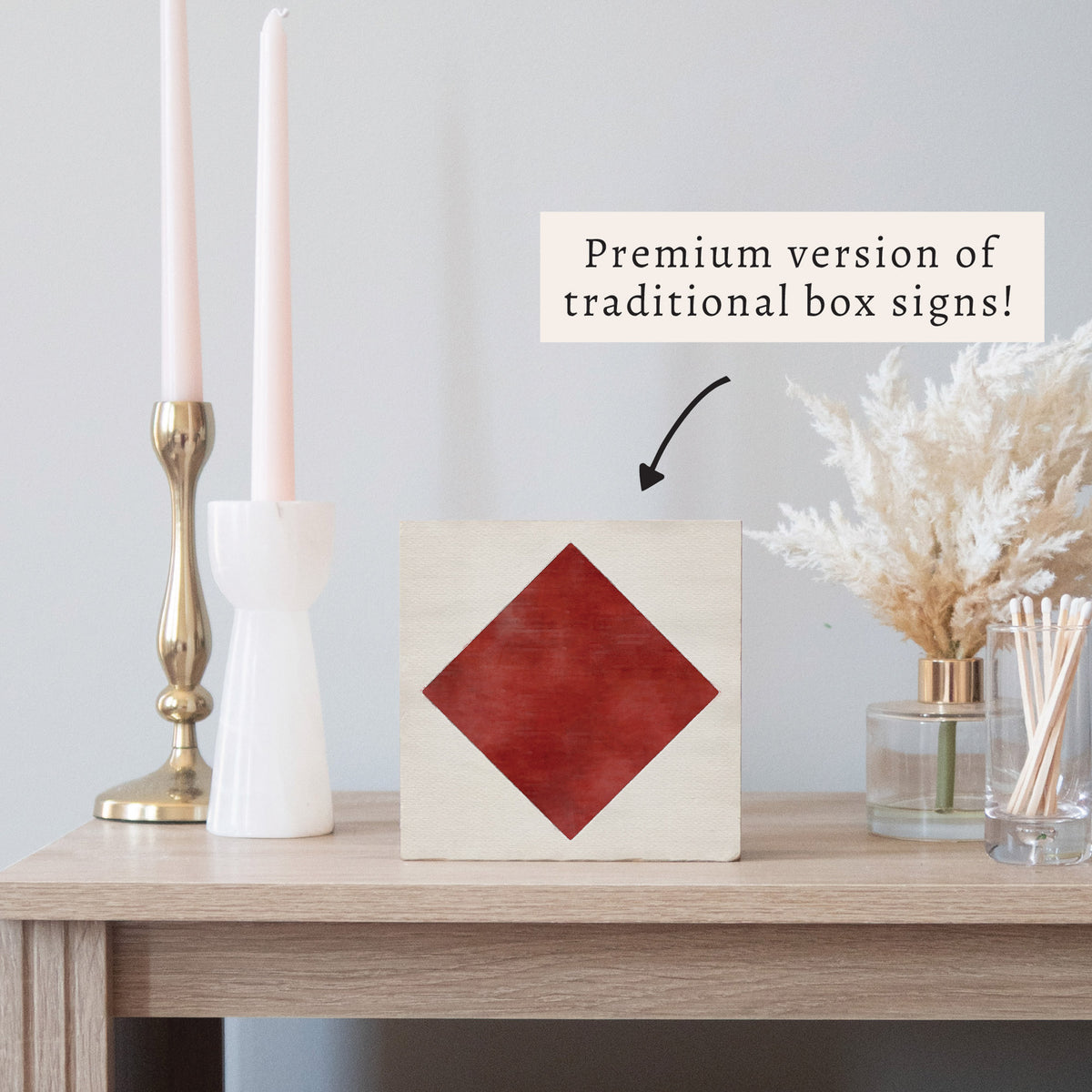 Nautical Flag Letter Block