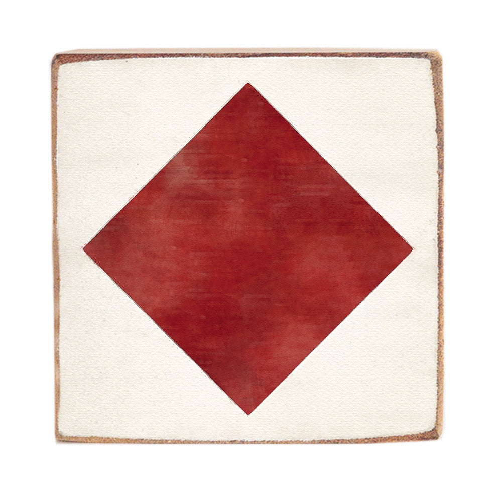 Nautical Flag Letter Block