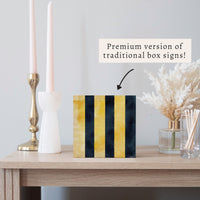 Nautical Flag Letter Block