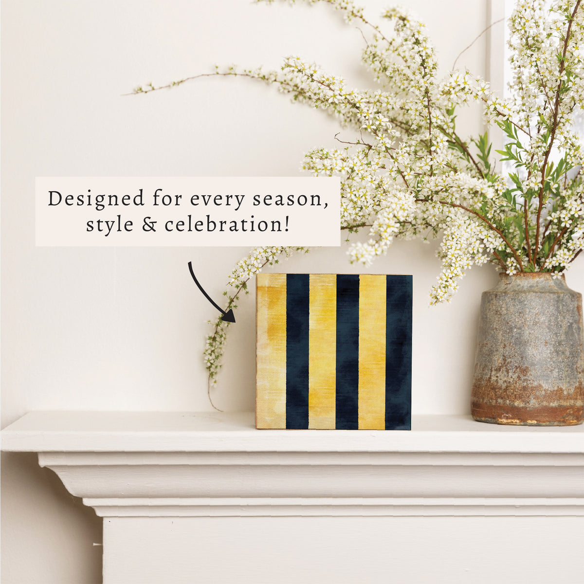Nautical Flag Letter Block