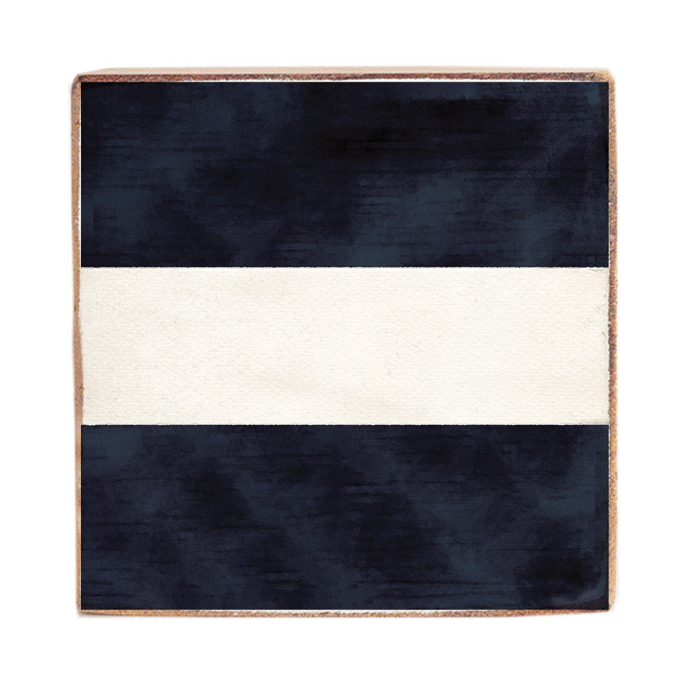 Nautical Flag Letter Block