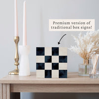 Nautical Flag Letter Block