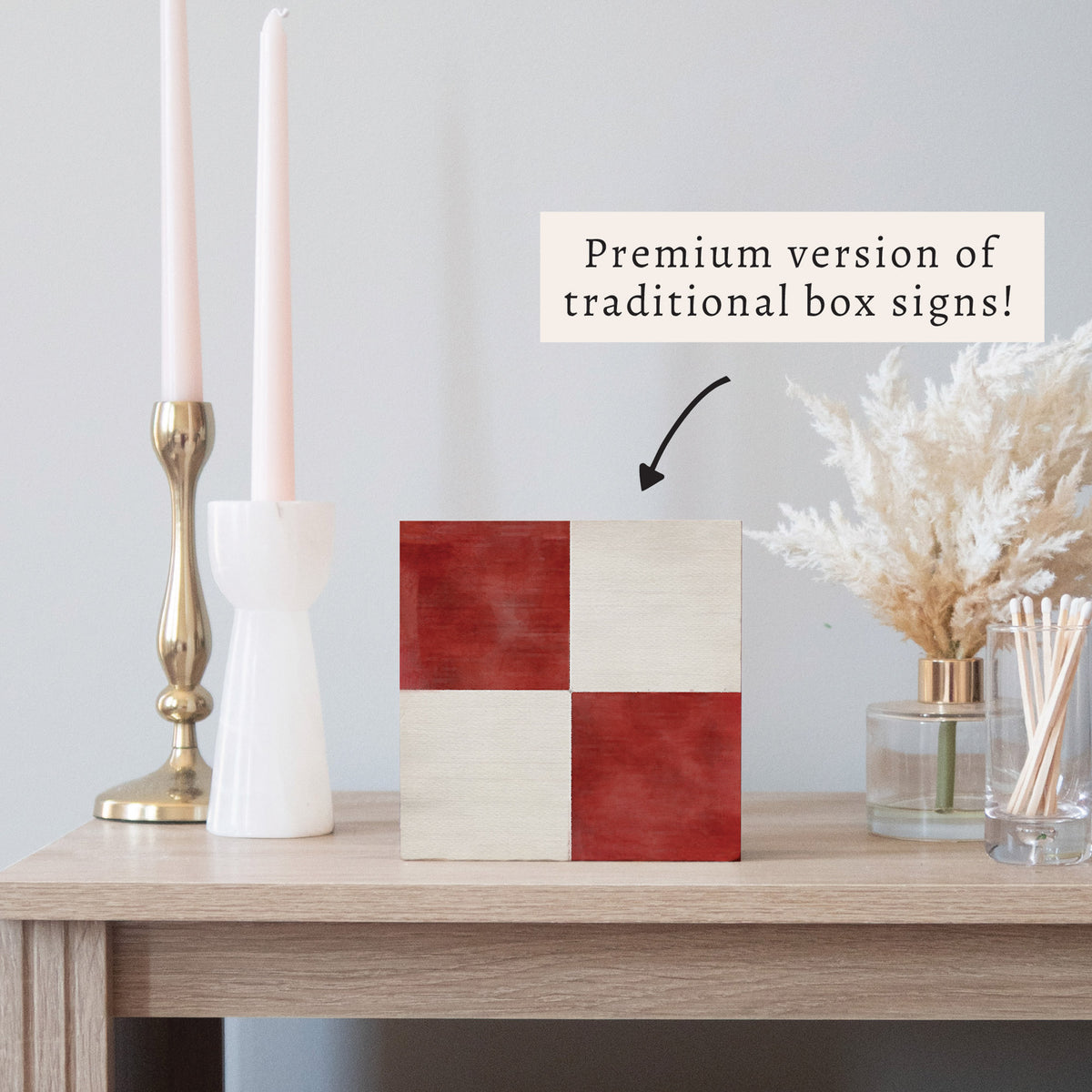 Nautical Flag Letter Block
