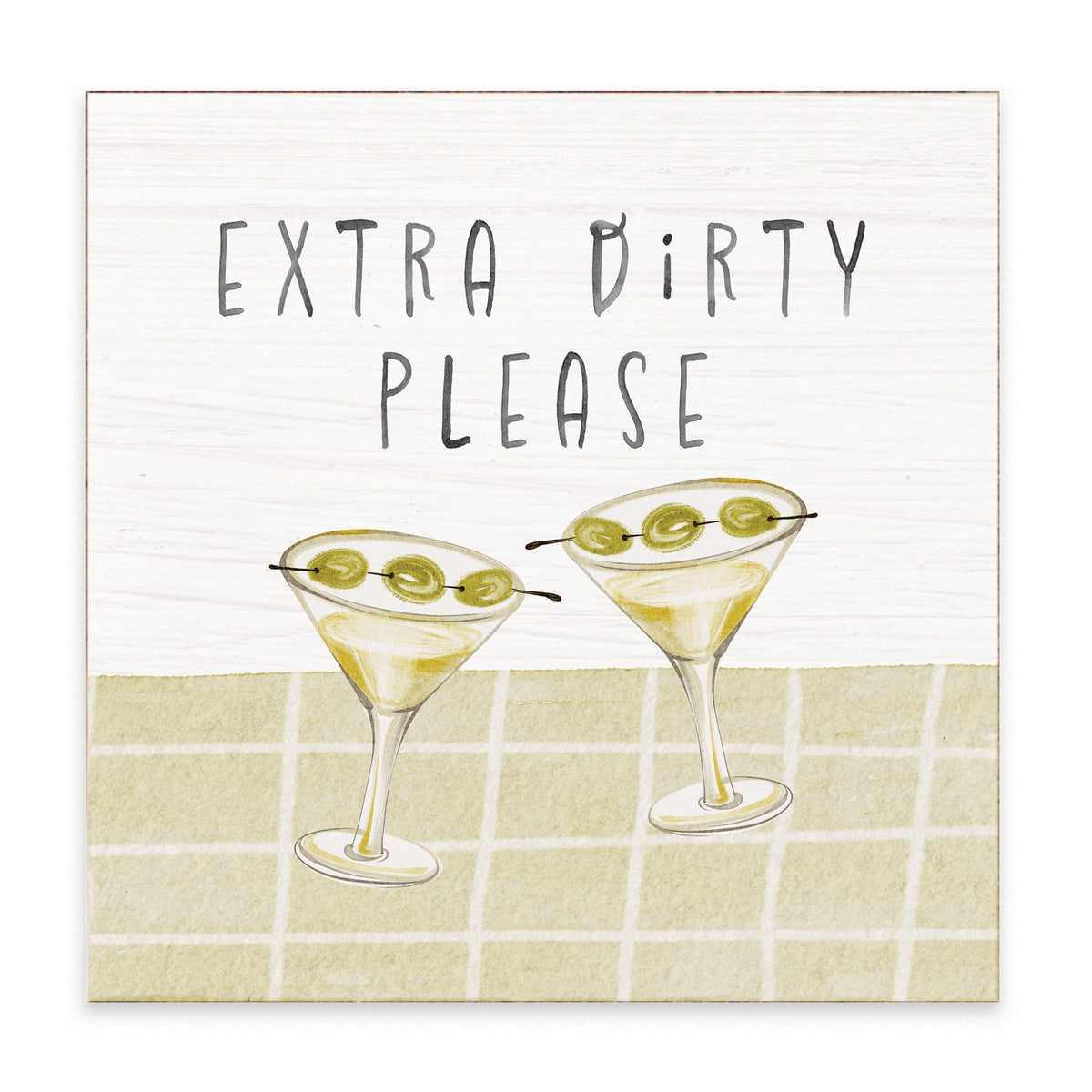 Extra Dirty Please Block Sign